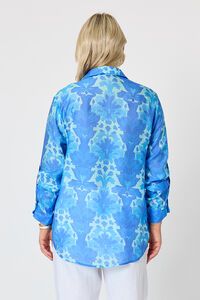 Gordon Smith Blue Lagoon Print Shirt