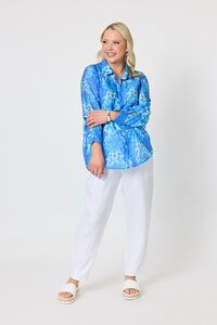 Gordon Smith Blue Lagoon Print Shirt