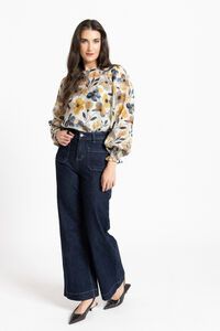 Leila + Luca Golden Bloom Havana Top