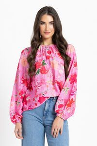 Leila + Luca Magenta Magic Reliable Top