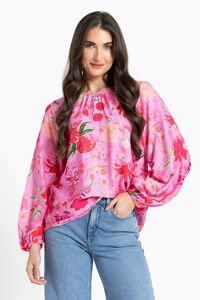 Leila + Luca Magenta Magic Reliable Top