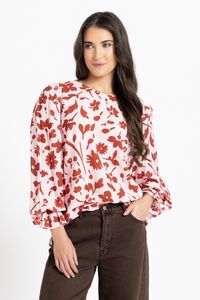 Seeking Lola Plum Petal Patti Top