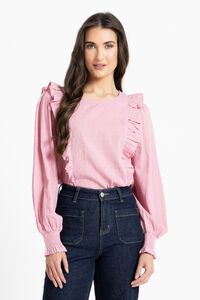 Seeking Lola Pink Sparkle Resilient Top