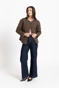 Seeking Lola Choc Heart Montreal Quilted Jacket