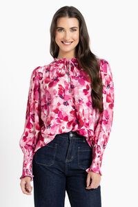 Seeking Lola Blossom Smudge Byron Blouse