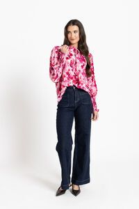Seeking Lola Blossom Smudge Byron Blouse