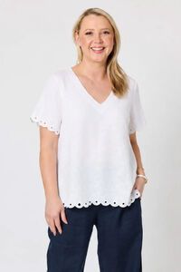 Gordon Smith Lilly Linen Top 