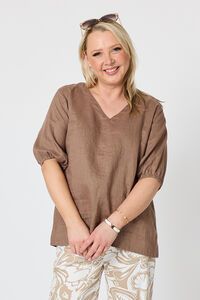 Gordon Smith Anna Linen Top