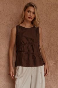 Sass Elin Gathered Tie Top