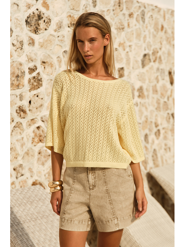 Fate + Becker Mila Pointelle Top