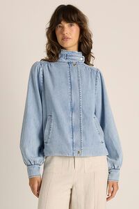 Fate + Becker Lila Denim Bubble Jacket