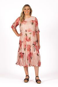 Deeanne Hobbs Cascade Dress Rose