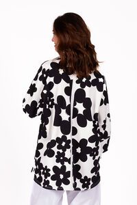 Deeanne Hobbs Max Inkblot Floral Noir Sweatshirt 