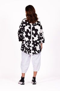 Deeanne Hobbs Max Inkblot Floral Noir Sweatshirt 