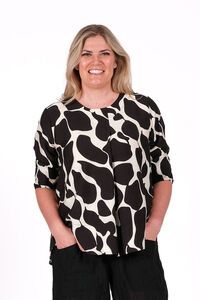 Deeanne Hobbs Lexi Lava Black Top 