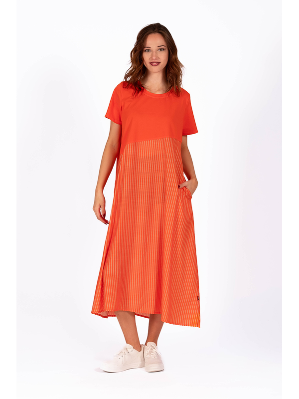 Deeanne Hobbs Brinley Mandarin Stripe Dress 