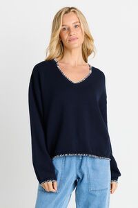 Betty Basics Ascot Stitch Sweater