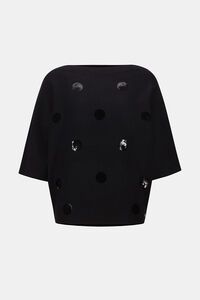 Joseph Ribkoff Boxy Embroidered Sweater