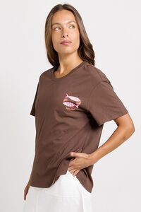 Betty Basics Relax Pescado Print Boxy Tee