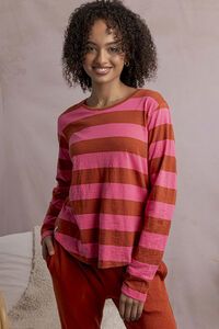 Elm Spritz Stripe LS Tee