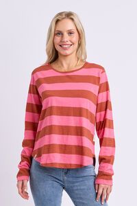 Elm Spritz Stripe LS Tee