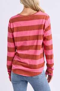 Elm Spritz Stripe LS Tee