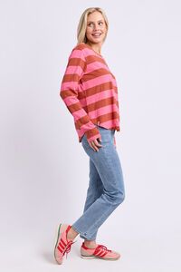 Elm Spritz Stripe LS Tee