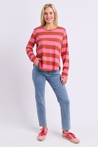Elm Spritz Stripe LS Tee