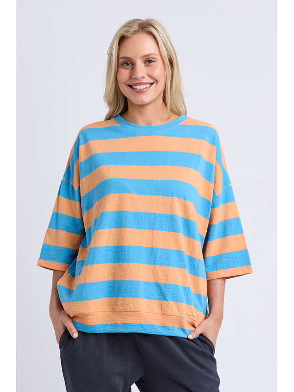 Elm Mazie Block Stripe Sweat