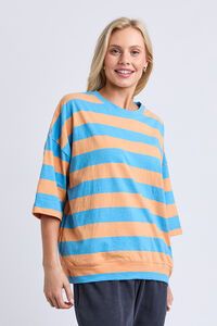 Elm Mazie Block Stripe Sweat