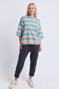 Elm Mazie Block Stripe Sweat