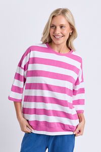 Elm Mazie Block Stripe Sweat