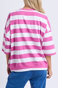 Elm Mazie Block Stripe Sweat