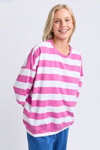 Elm Mazie Block Stripe Sweat
