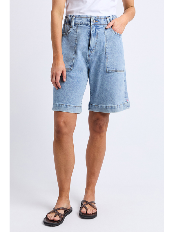 Elm Atlas Long Denim Short