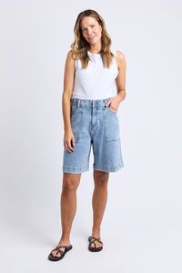 Elm Atlas Long Denim Short