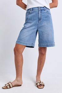 Elm Birdie Long Denim Short