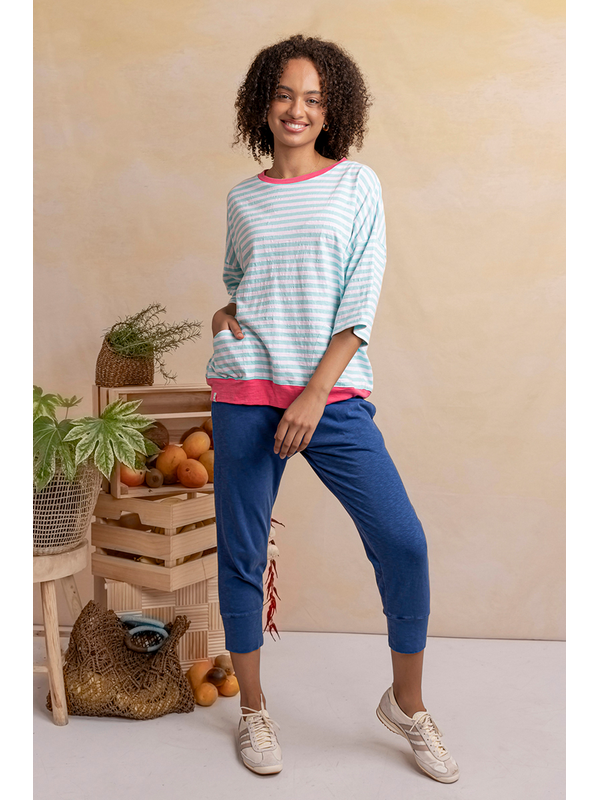 Elm Mazie Stripe Ringer Sweat