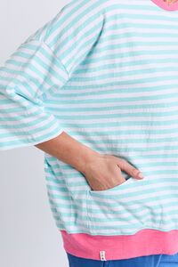 Elm Mazie Stripe Ringer Sweat