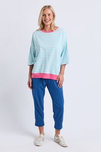 Elm Mazie Stripe Ringer Sweat