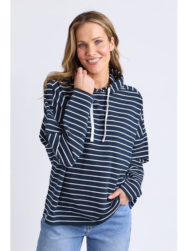 Elm Rhea Hoodie Stripe