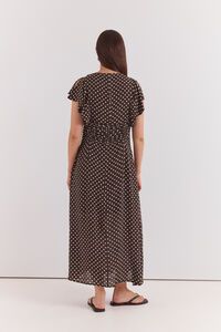 Sass Elba Ruched Waist Dress
