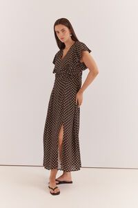 Sass Elba Ruched Waist Dress