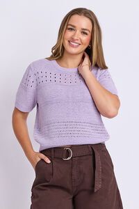 Foxwood Sable Knit Top