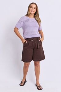Foxwood Sable Knit Top
