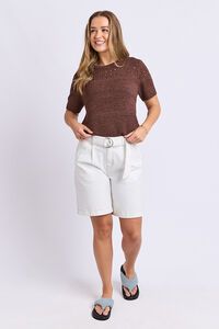 Foxwood Sable Knit Top