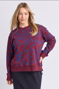 Elm Freedom Floral Crew