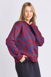 Elm Freedom Floral Crew