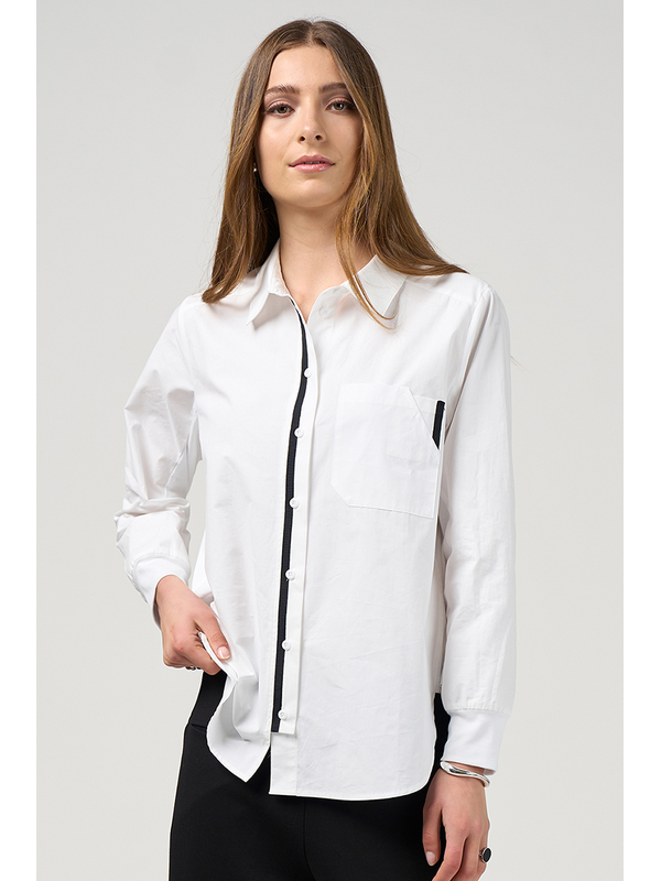 Madly Sweetly Mixed Media Shirt