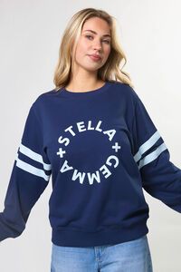 Stella + Gemma Essential Navy Rotation Sweat